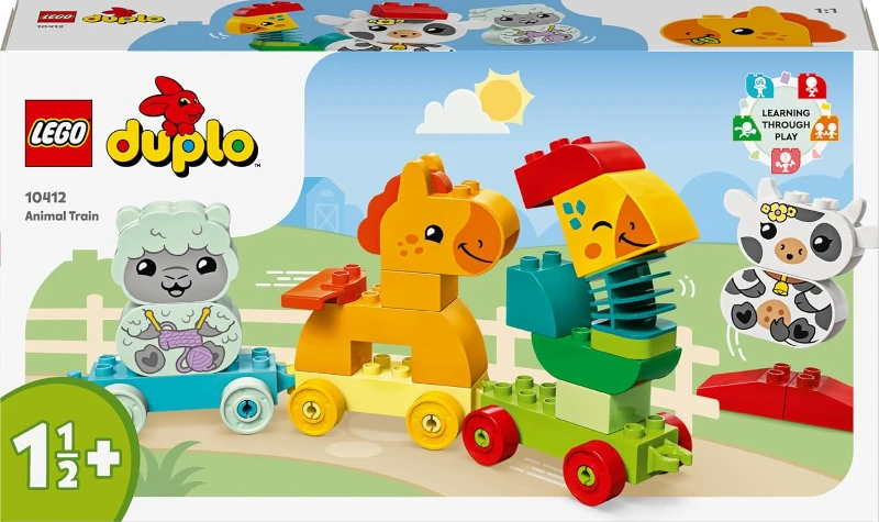LEGO DUPLO İlk Hayvan Trenim 10412 +1 (19 Parça)