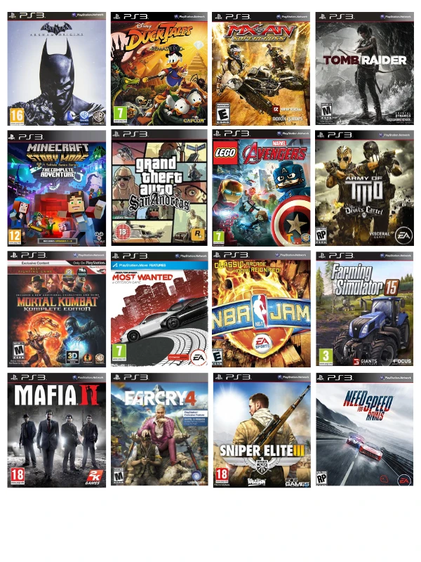 Sony Playsation 3 - Super Slim Kasa + Tek Kol + 500 GB + 50 + Oyun + Consolex