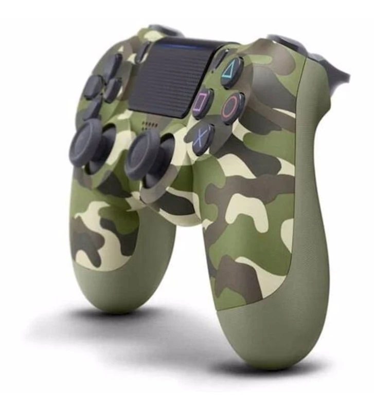Sony DualShock 4 PS4 Kablosuz Oyun Kumandası – Askeri Yeşil Kamuflaj (Yenilenmiş)