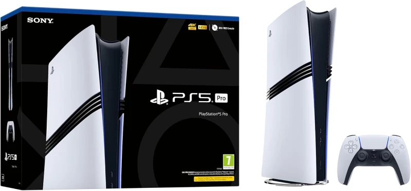 Sony PlayStation 5 Pro 2TB Konsol Tek Kol (CFI-7021 Avrupa) + ConsoleX Çanta