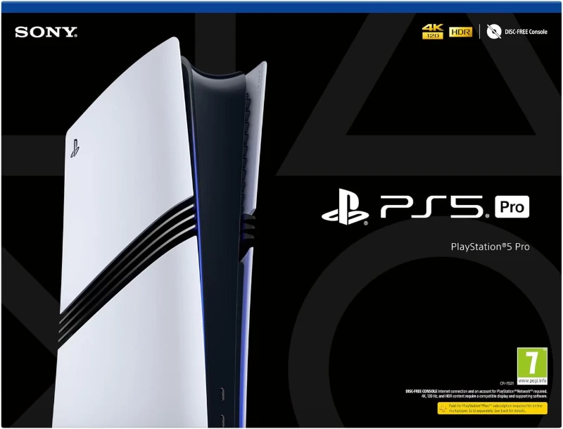 Sony PlayStation 5 Pro 2TB Konsol Tek Kol (CFI-7021 Avrupa) + ConsoleX Çanta