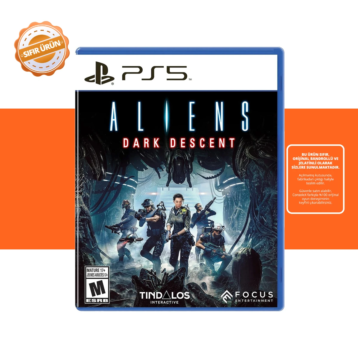 Aliens Dark Descent - Ps5 Oyun [SIFIR]