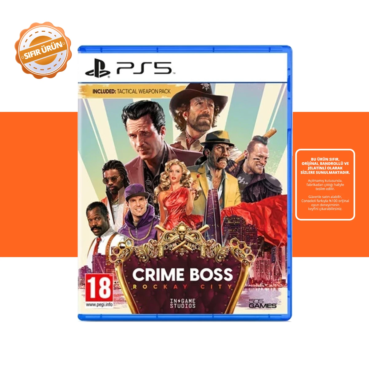 Crime Boss Rockay City – PS5 Oyun [SIFIR] 