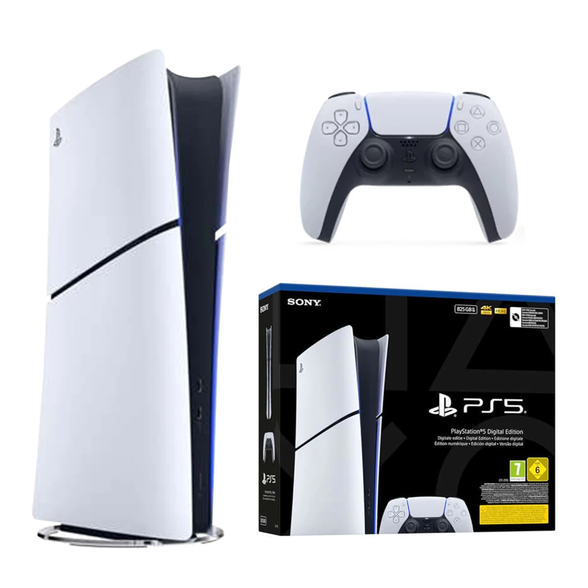 Sony PlayStation 5 Slim Dijital Versiyon(CFI-2116 Avrupa) 825GB + Tek Kol + ConsoleX Taşıma Çantası