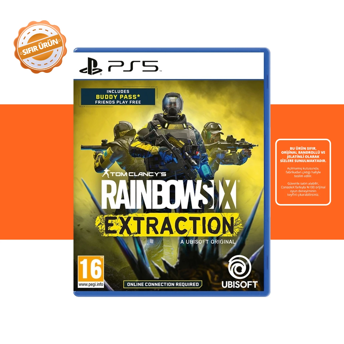 Tom Clancy's Rainbow Six Extraction - PS5 Oyun [SIFIR]