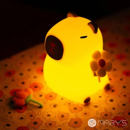 Capybaba Night Light – Sevimli ve Yumuşak Işıklı Gece Lambası CL-1617