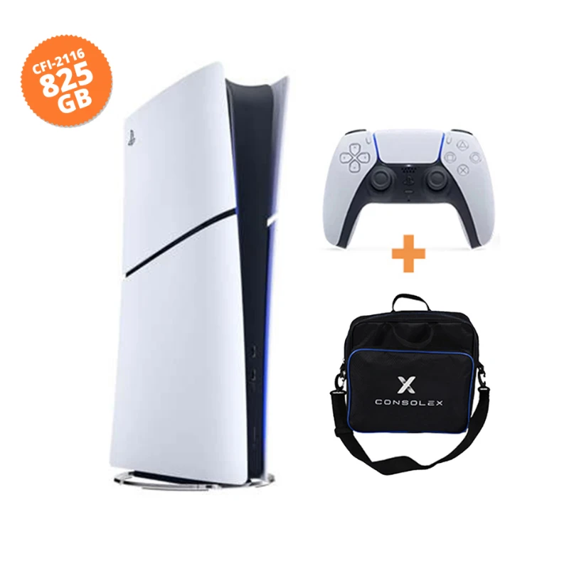 Sony PlayStation 5 Slim Dijital Versiyon(CFI-2116 Avrupa) 825GB + Tek Kol + ConsoleX Taşıma Çantası
