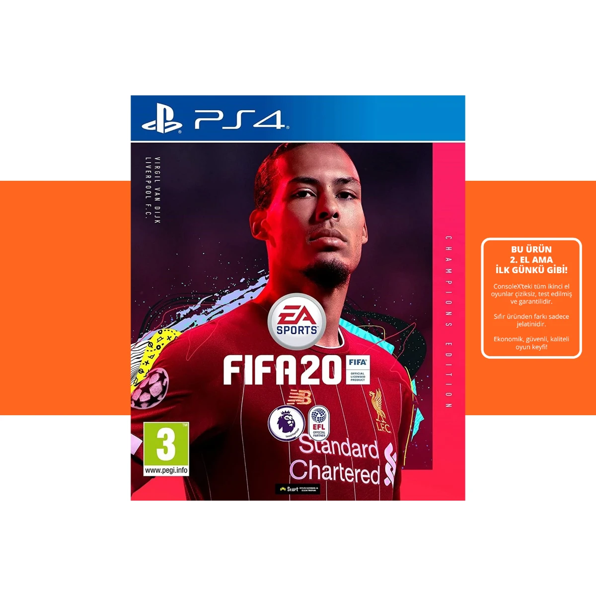 [2.EL] Fifa 20 Şampiyonlar Sürümü - Ps4 Oyun