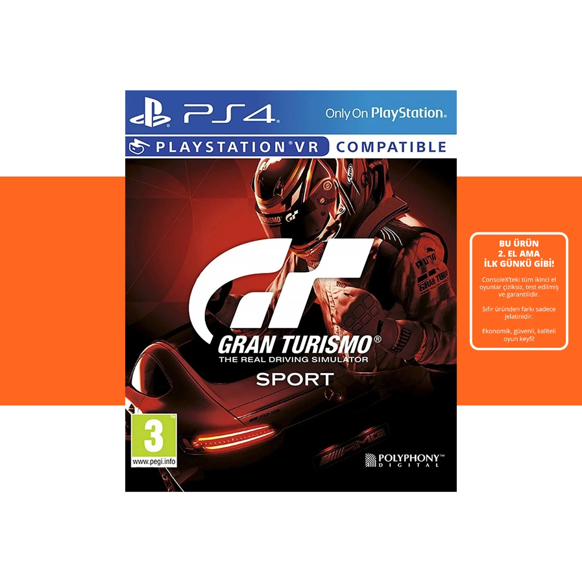 [2.EL] Gran Turismo Sport Vr - Ps4 Oyun