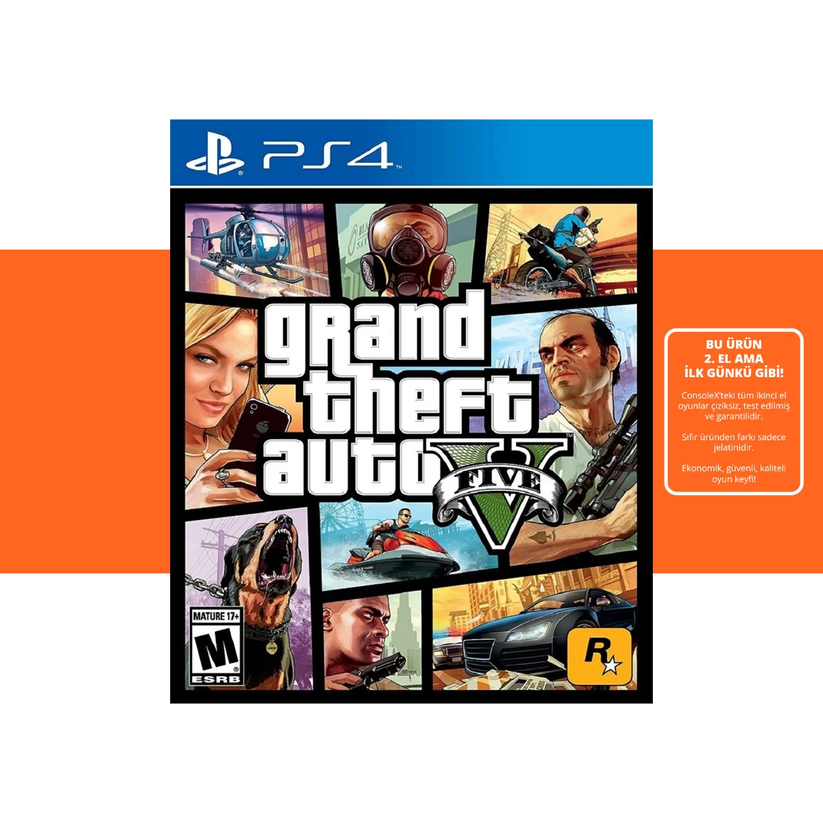 [2.EL] GTA 5 Grand Theft Auto V - Ps4 Oyun