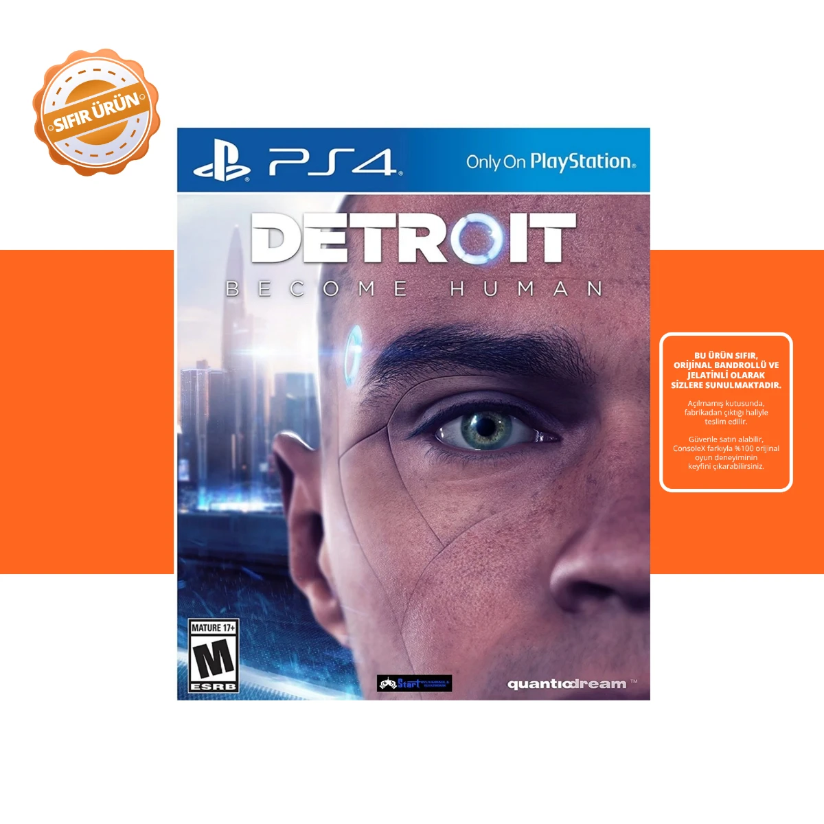 Detroit Become Human - Ps4 Oyun [SIFIR]