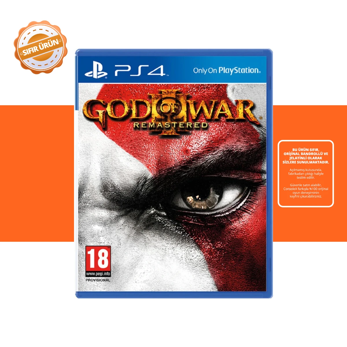 God Of War 3 Remastered - Ps4 Oyun [SIFIR]