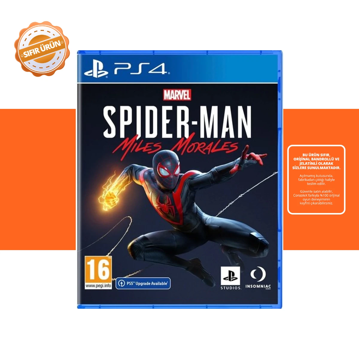 Marvels Spiderman Miles Morales - Ps4 Oyun [SIFIR]