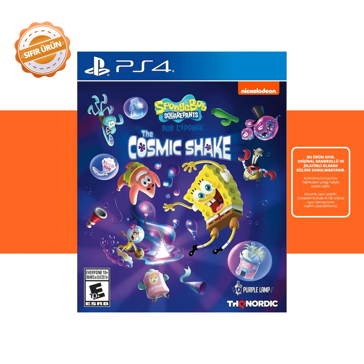 SpongeBob SquarePants Cosmic Shake - Ps5 Oyun [SIFIR]