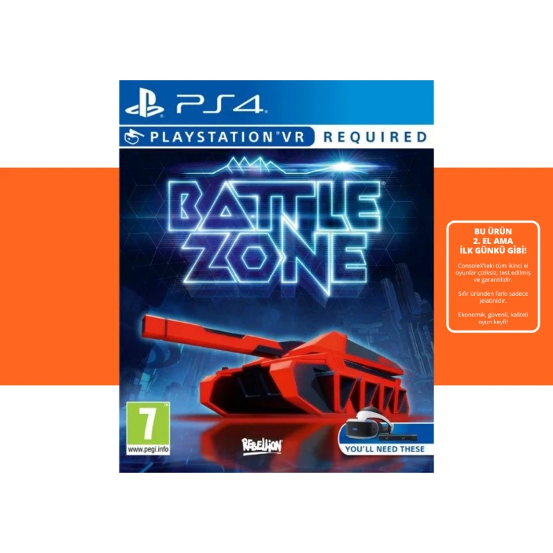[2.EL] Battlezone VR - Ps4 Oyun