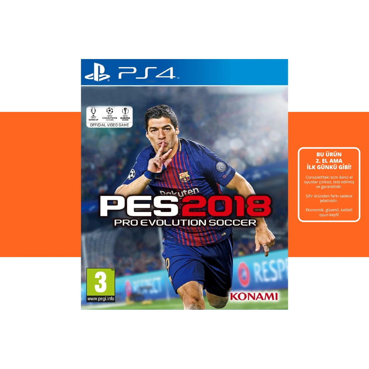 [2.EL] Pes 2018 - Ps4 Oyun