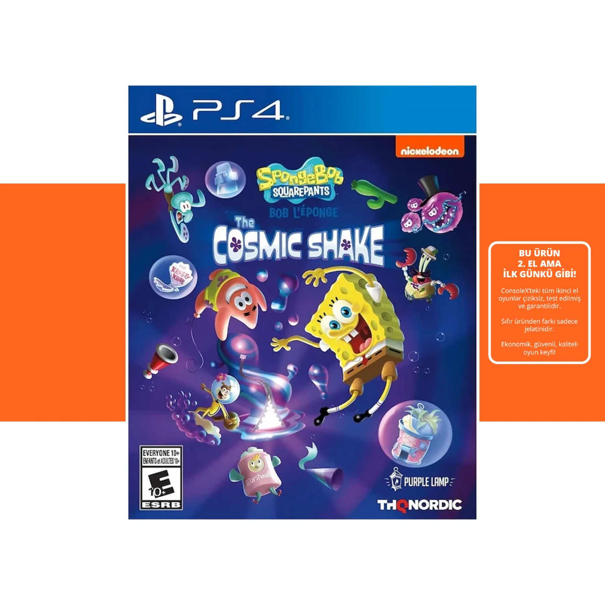 [2.EL] SpongeBob SquarePants: The Cosmic Shake - PS4 Oyun 