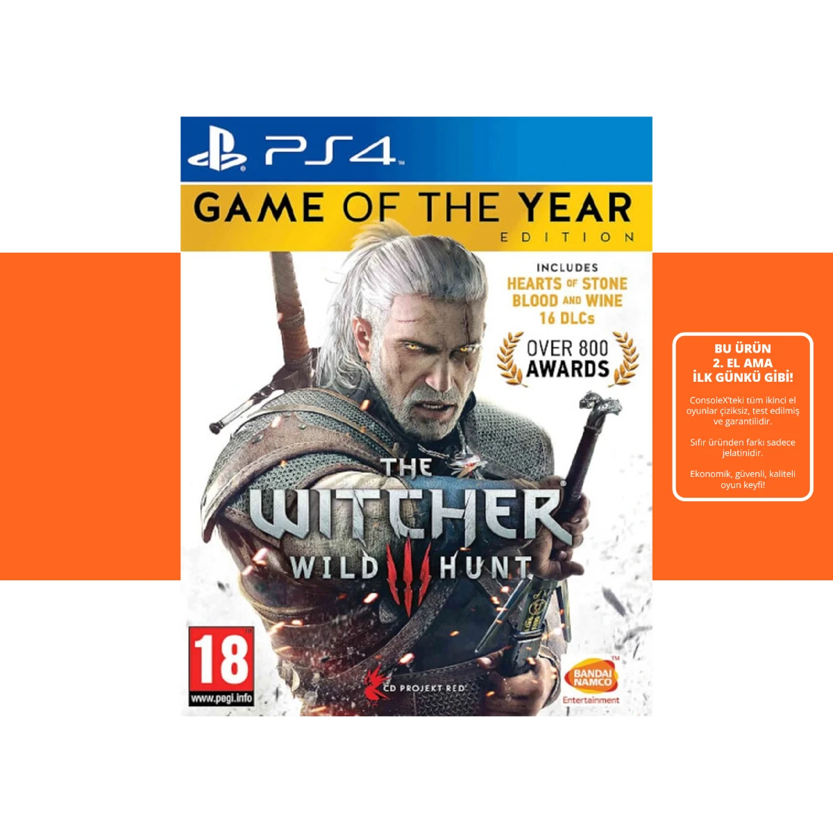 [2.EL] The Witcher 3 Game Of The Year Edition - Ps4 Oyun