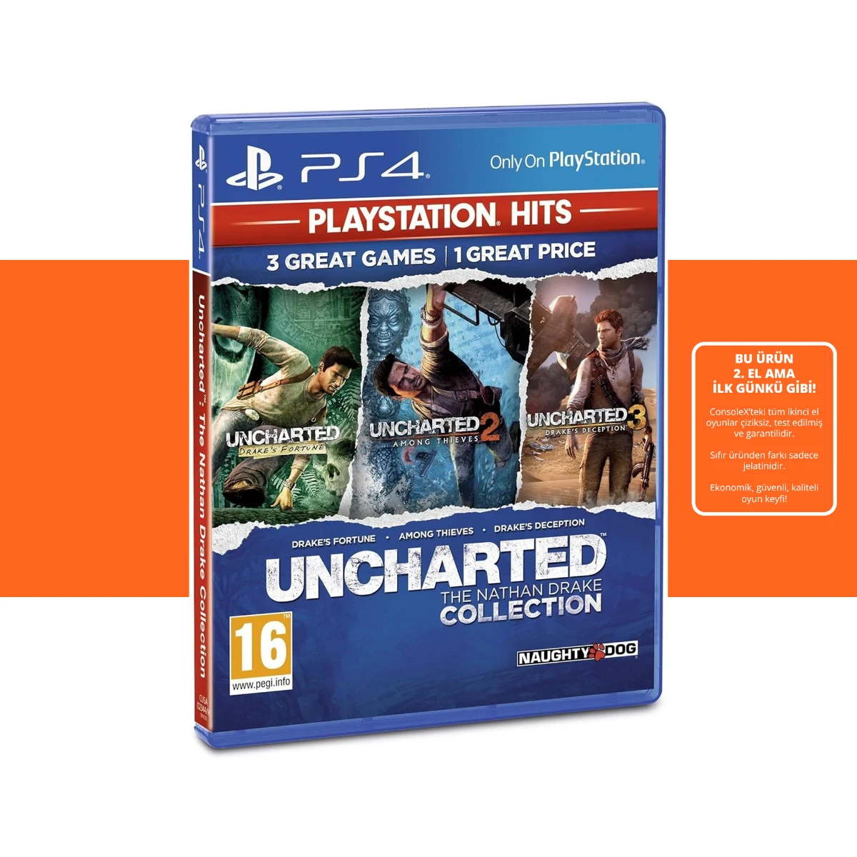 [2.EL] Uncharted The Nathan Drake Collection - Ps4 Oyun
