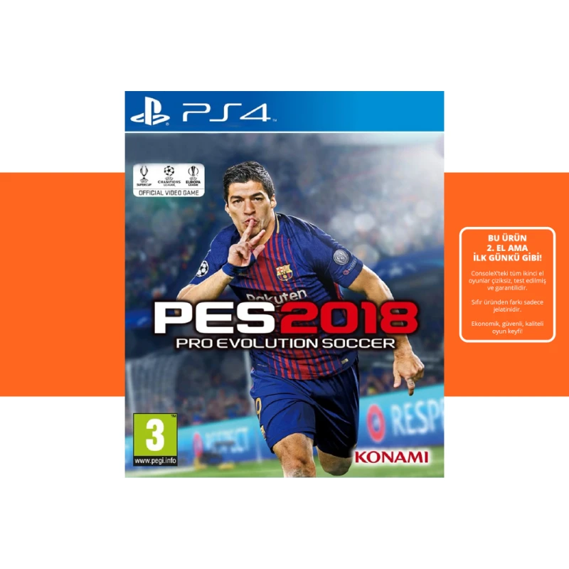 [2.EL] Pes 2018 - Ps4 Oyun