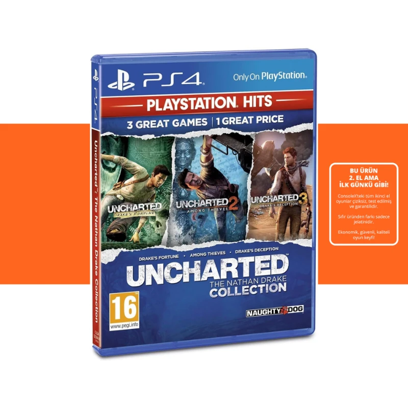 [2.EL] Uncharted The Nathan Drake Collection - Ps4 Oyun