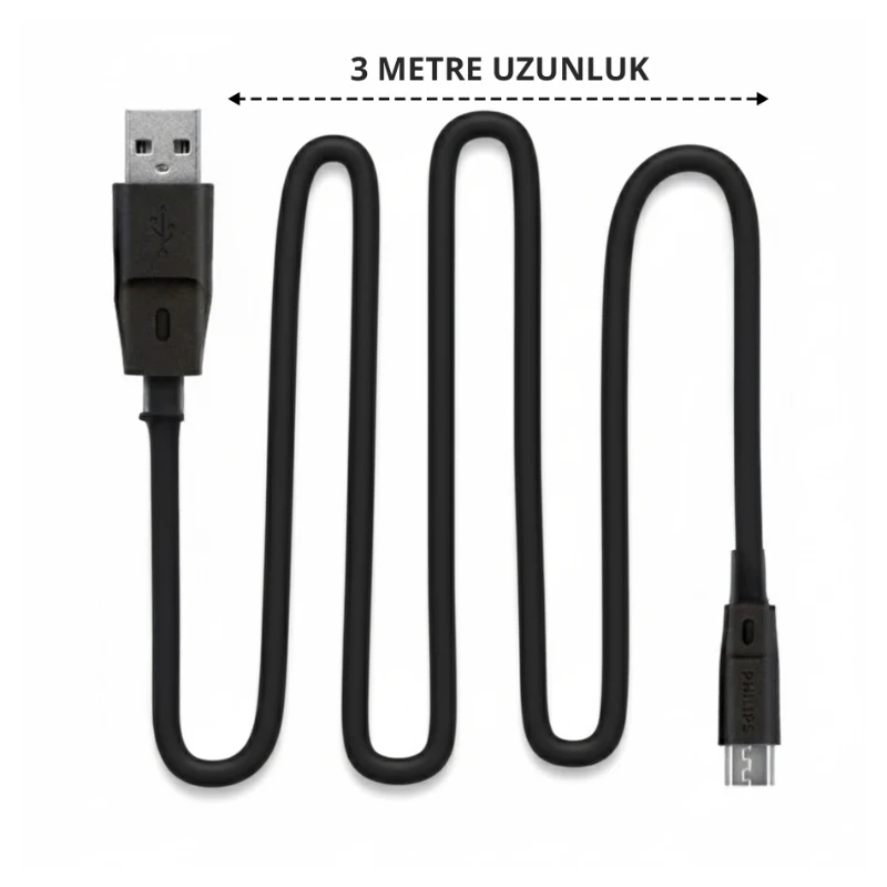 Consolex Dualshock 4 Playstation 4 Ps4 Uyumlu 3 metre Şarj Kablosu