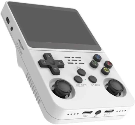 R36S Retro El Oyun Konsolu – 3,5" IPS Ekranlı, 15.000+ Oyun Yüklü, Taşınabilir Cihaz - BEYAZ