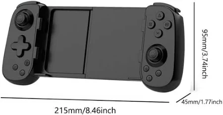 D6 Kablosuz Gamepad – Teleskopik Ayarlanabilir Telefon Tutucu ve Çok Platform Desteği