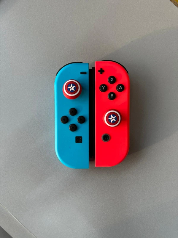 N Switch 1, 2 ve Lite Uyumlu Analog Koruyucu Silikon Joystick Başlık Seti - CLSW-3250 - 4’lü Set