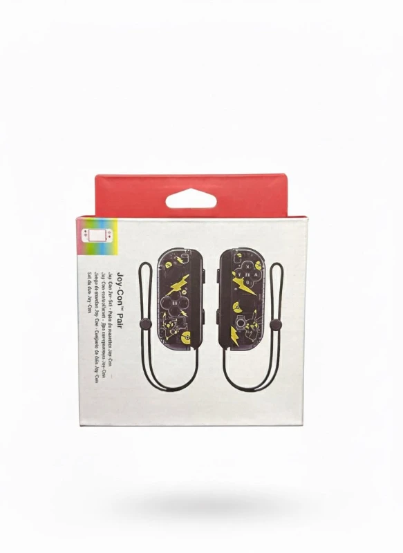 JOY-09 Kablosuz Bluetooth Çiftli Game Controller – Switch Uyumlu Siyah / Sarı Özel Desenli Oyun Kol