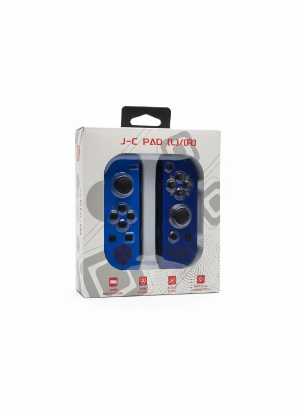 SW Bluetooth Kablosuz Mavi Game Controller – Switch Uyumlu Çift Kol (L/R)