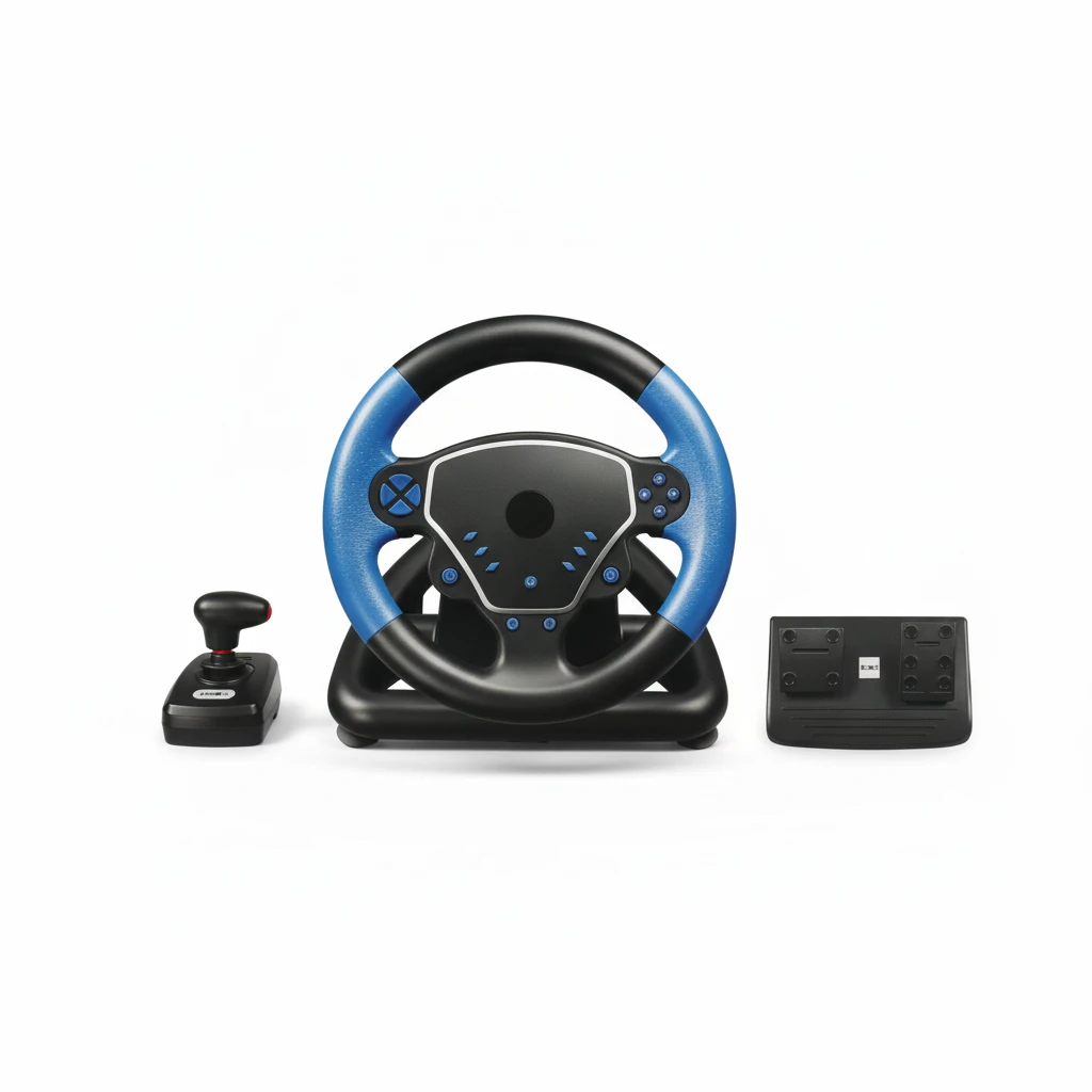 4 IN 1 Direksiyon & Vites & Pedal Seti – PS/PC/Xbox Uyumluluğu