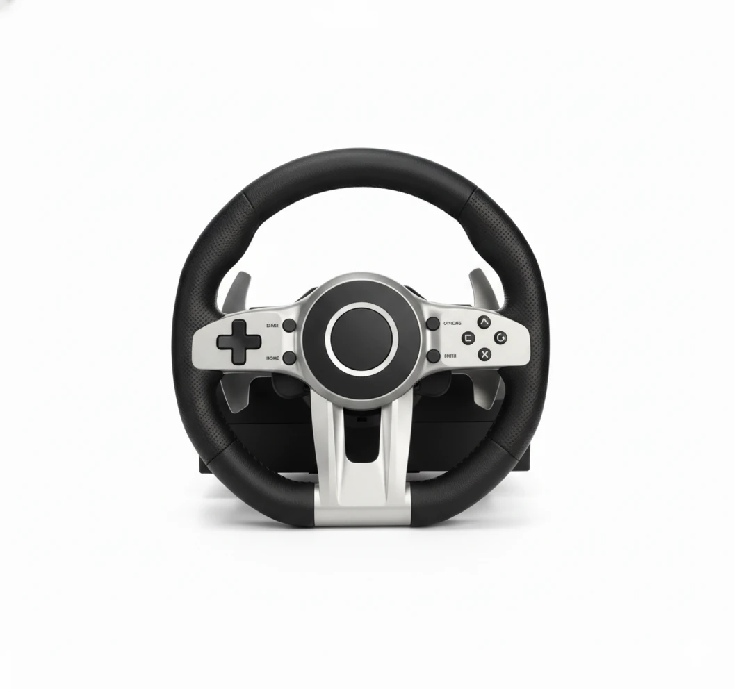 CRK TECH T3 Direksiyon & Vitesli Set – Çift Titreşimli, PS4/PS5/PC/Xbox One/Series/Switch Uyumlu