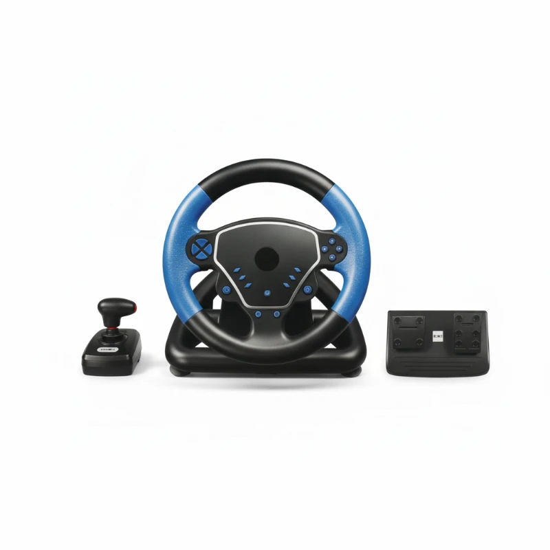 4 IN 1 Direksiyon & Vites & Pedal Seti – PS/PC/Xbox Uyumluluğu