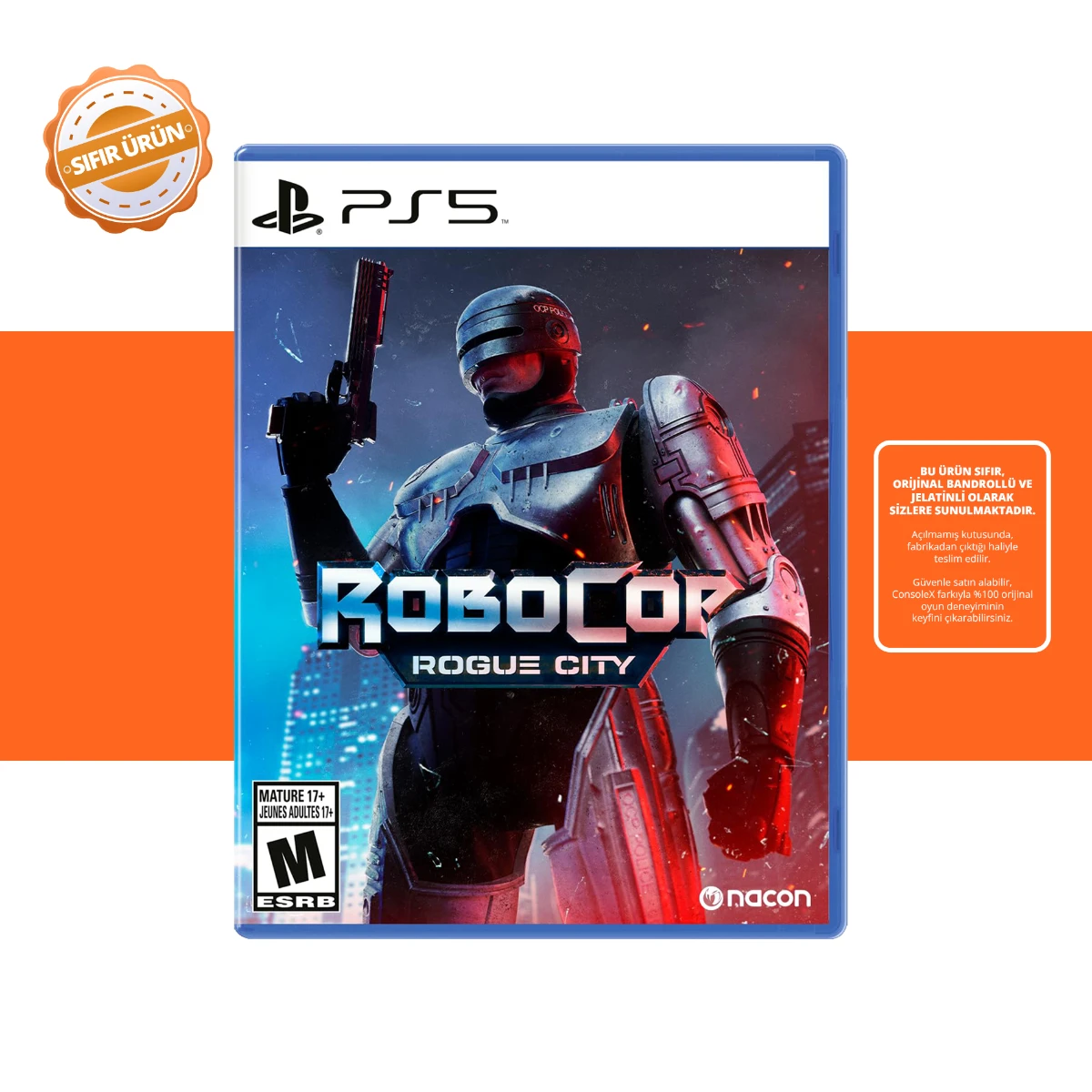 RoboCop Rogue City – PS5 Oyun [SIFIR]