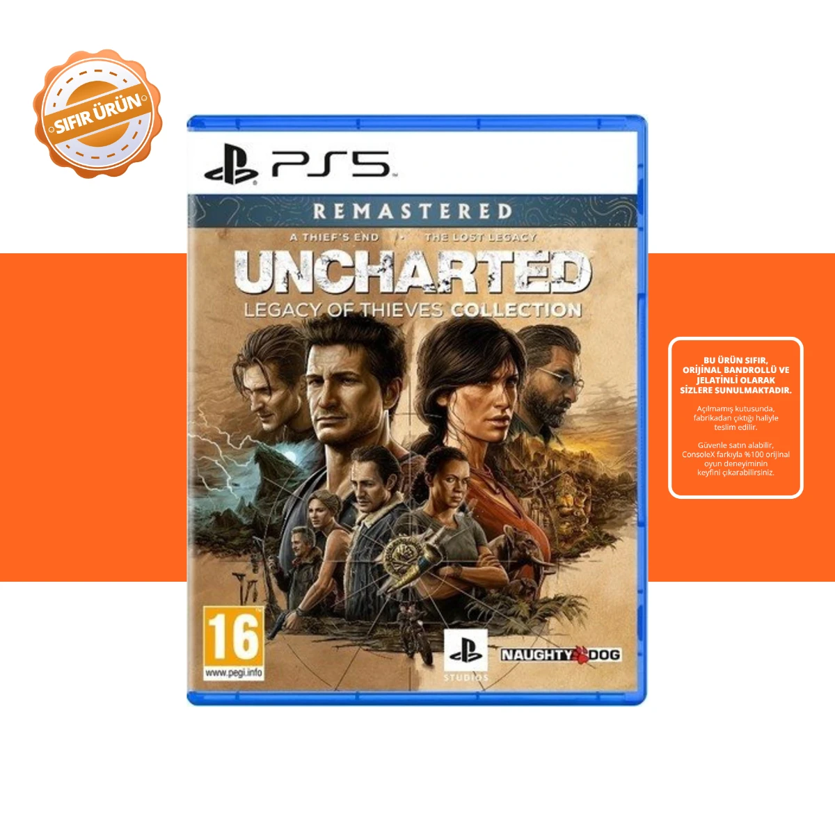 Uncharted Legacy Of Thieves Collection - Ps5 Oyun [SIFIR]