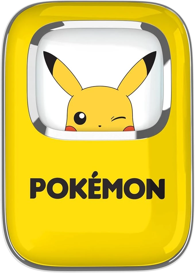 Pokémon Pikachu TWS Slide Bluetooth 5.3 Kablosuz Kulaklık – LED Ekranlı Sürgülü Kutu – Mikrofonlu