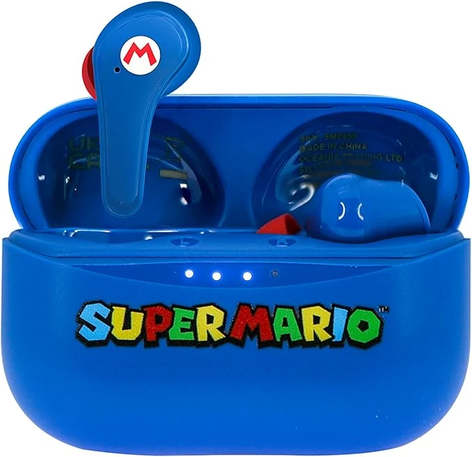 Super Mario TWS Bluetooth 5.3 Kablosuz Kulaklık – Mavi – ConsoleX