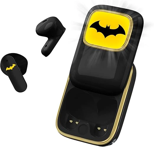Batman The Dark Knight TWS Slide Bluetooth 5.3 Kablosuz Kulaklık – LED Ekranlı Sürgülü Kutu
