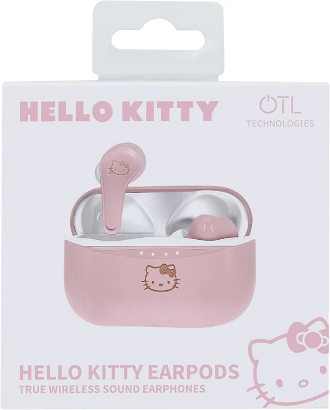 Hello Kitty TWS Bluetooth 5.3 Kablosuz Kulaklık – Pembe – ConsoleX