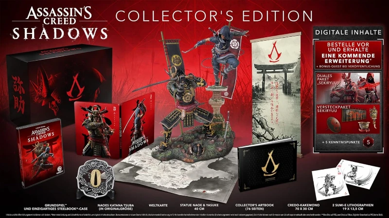 Assassin’s Creed Shadows – Collector’s Edition – PS5 Oyun [SIFIR]