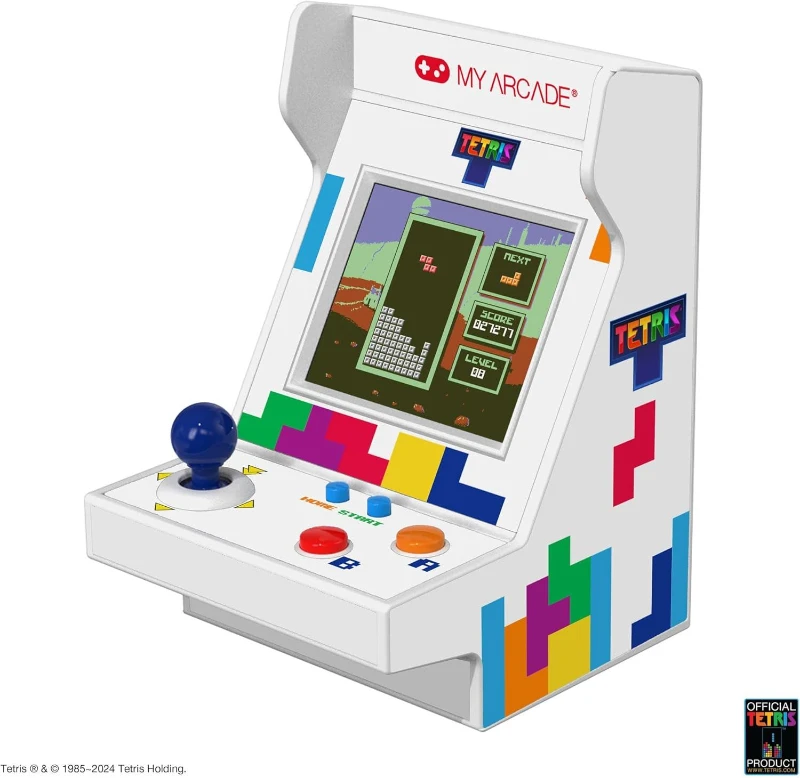 MY ARCADE Micro Player Pro Tetris Retro Mini Konsol – 2.75" Ekran – USB-C / Pil (DGUNL-7025)