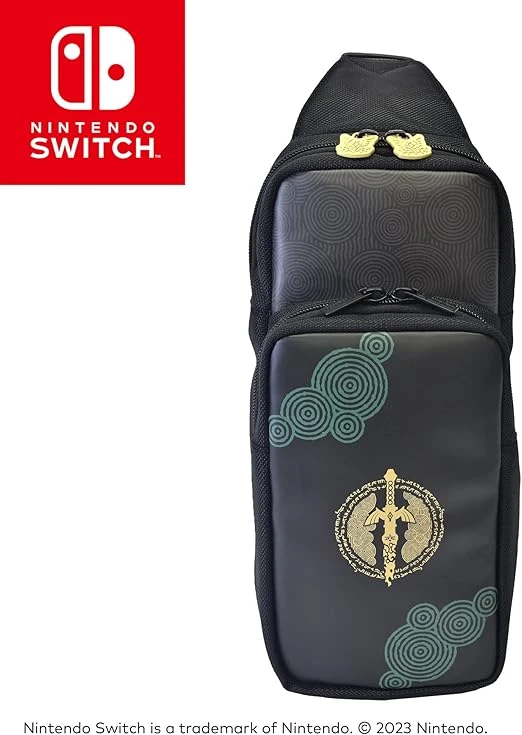 Nintendo Switch The Legend of Zelda: Tears of the Kingdom Omuz Çantası – Resmî Lisanslı (NSW-BAG-ZE