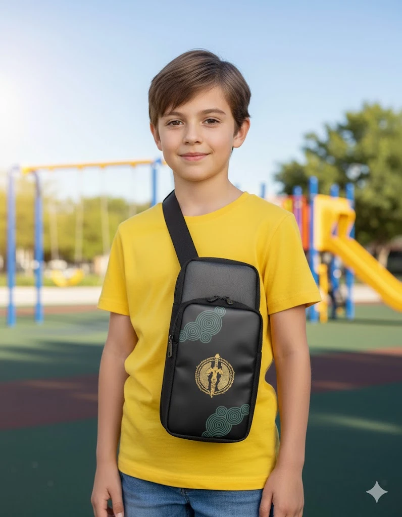 Nintendo Switch The Legend of Zelda: Tears of the Kingdom Omuz Çantası – Resmî Lisanslı (NSW-BAG-ZE