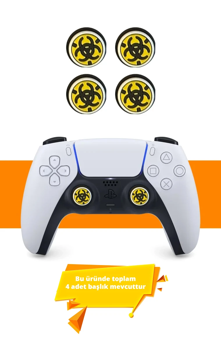 PS3, PS4, PS5, Xbox Uyumlu Analog Stick Koruyucu - CLT-82 - 4’lü Set