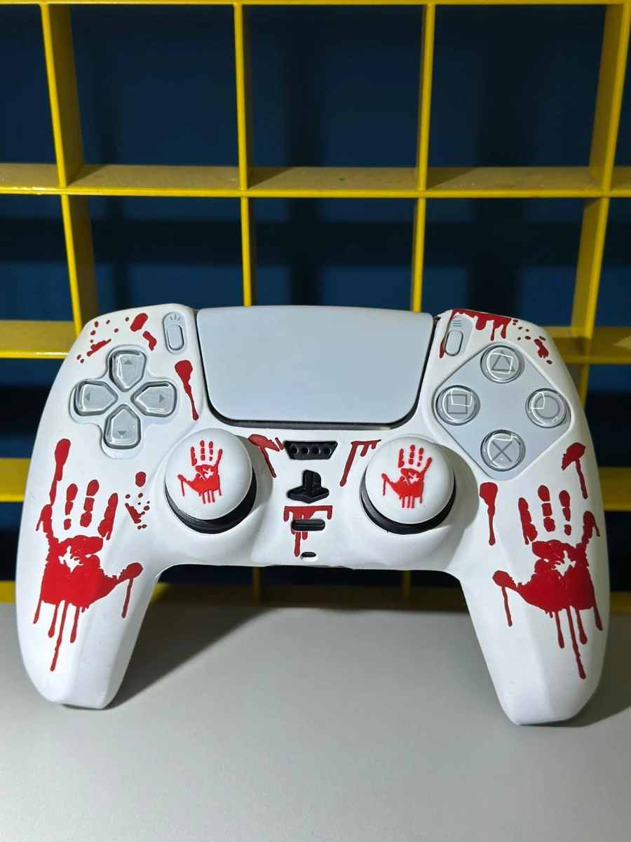 PS5 DualSense Kol Silikon Kılıf + Analog Koruyucu – Darbe Koruması CLK9104