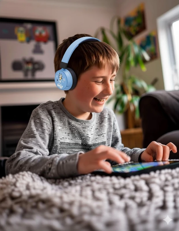 OTL Bluey Kablosuz Bluetooth 5.3 Kulak Üstü Çocuk Kulaklığı – Mavi (ACC-0972)