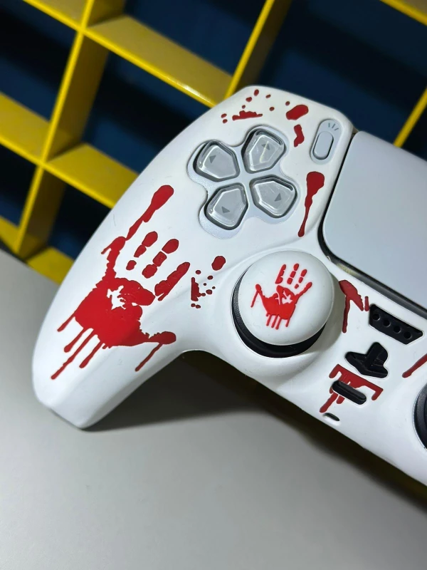 PS5 DualSense Kol Silikon Kılıf + Analog Koruyucu – Darbe Koruması CLK9104