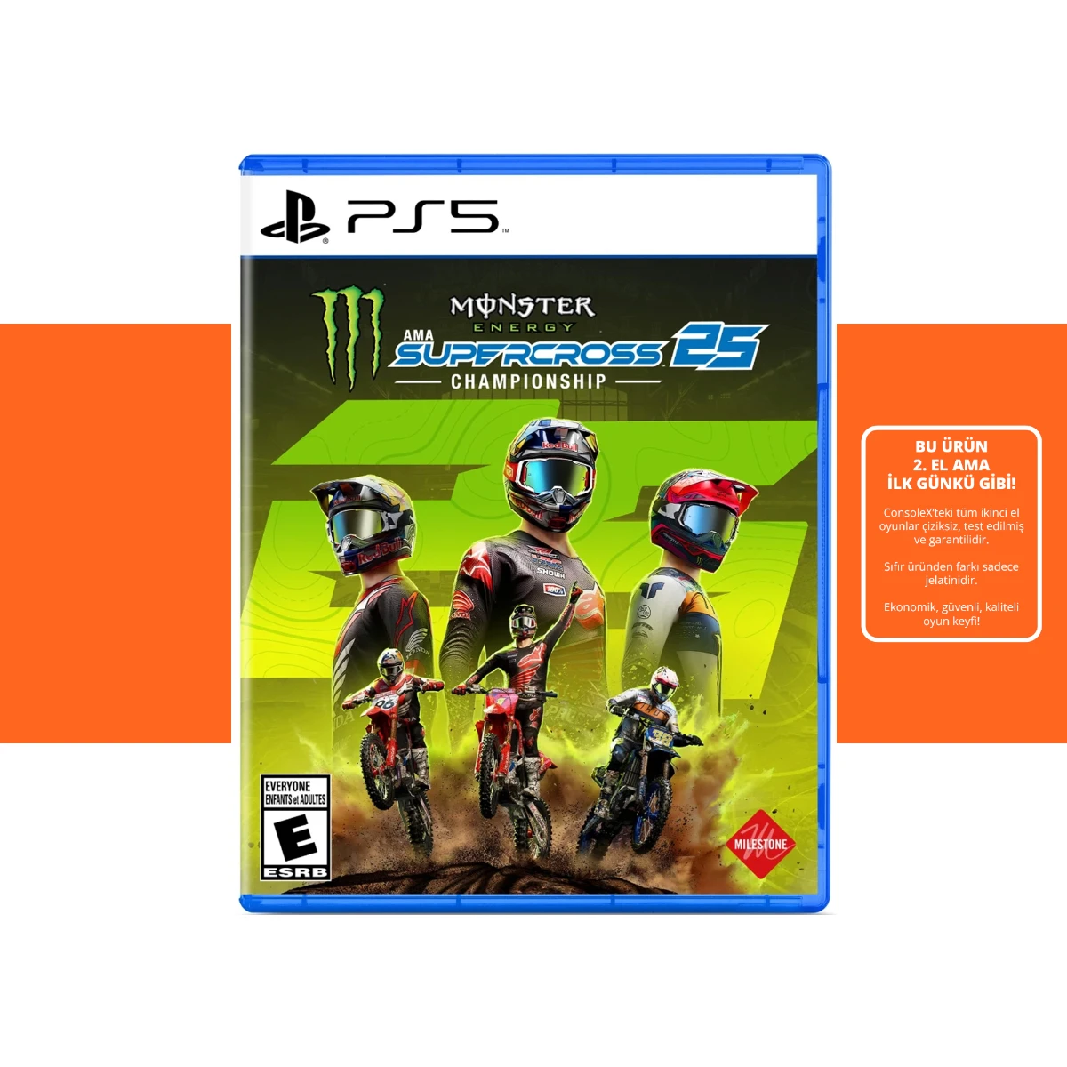 [2.EL] Monster Energy Supercross 25 – PlayStation 5 Oyun