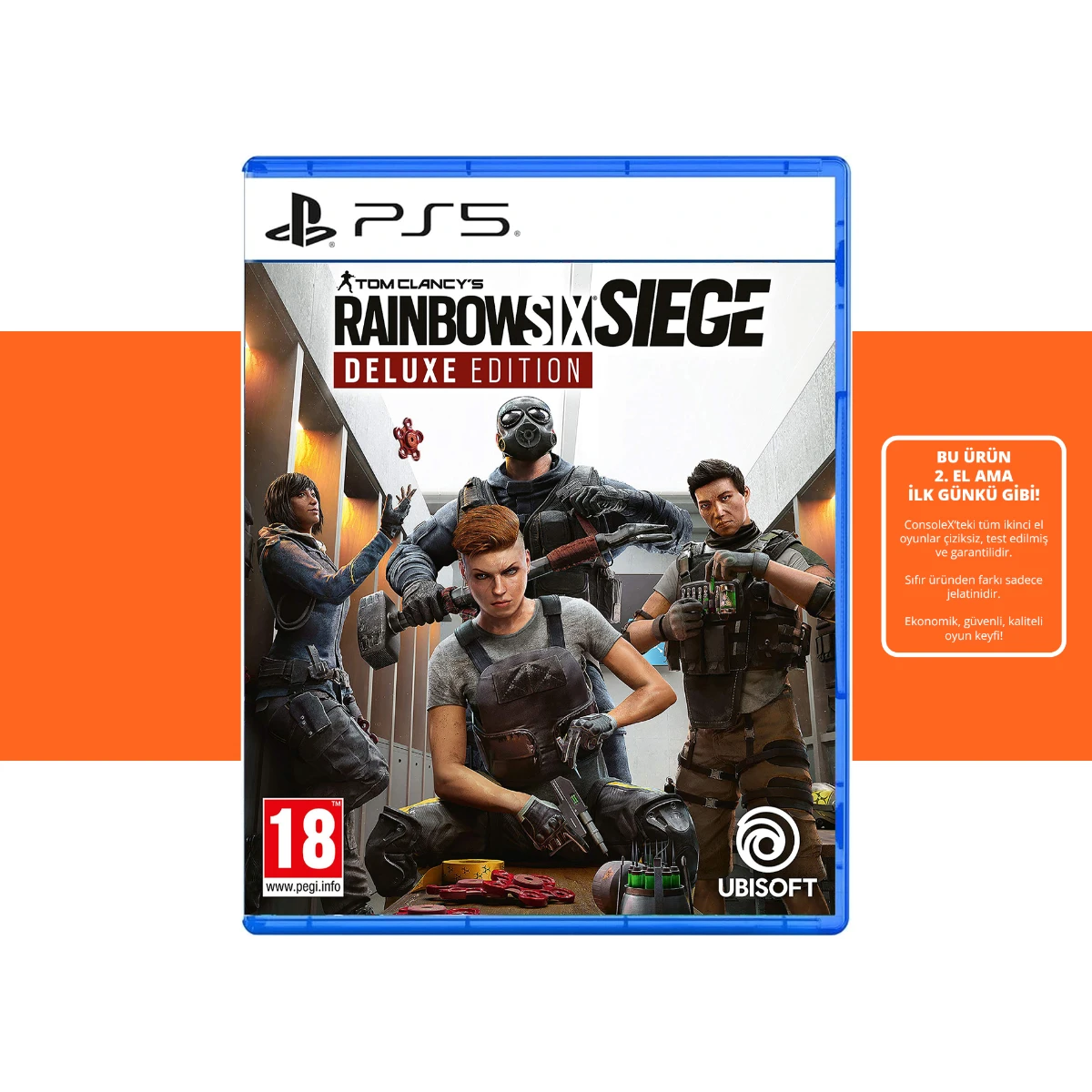 [2.EL] Tom Clancy’s Rainbow Six Siege Deluxe Edition – PS5 Oyun